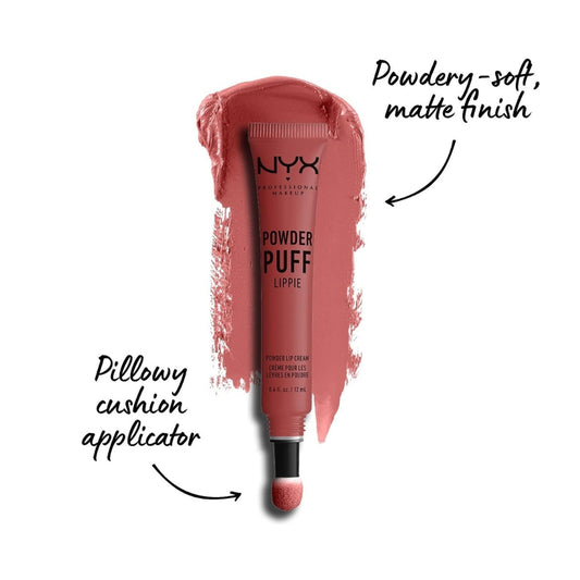 NYX Powder Puff Lippie puff applicator close-up