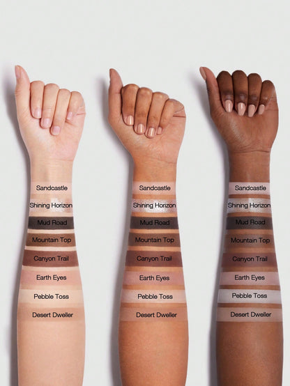 SHEGLAM eyeshadow palette shimmer and matte close-up