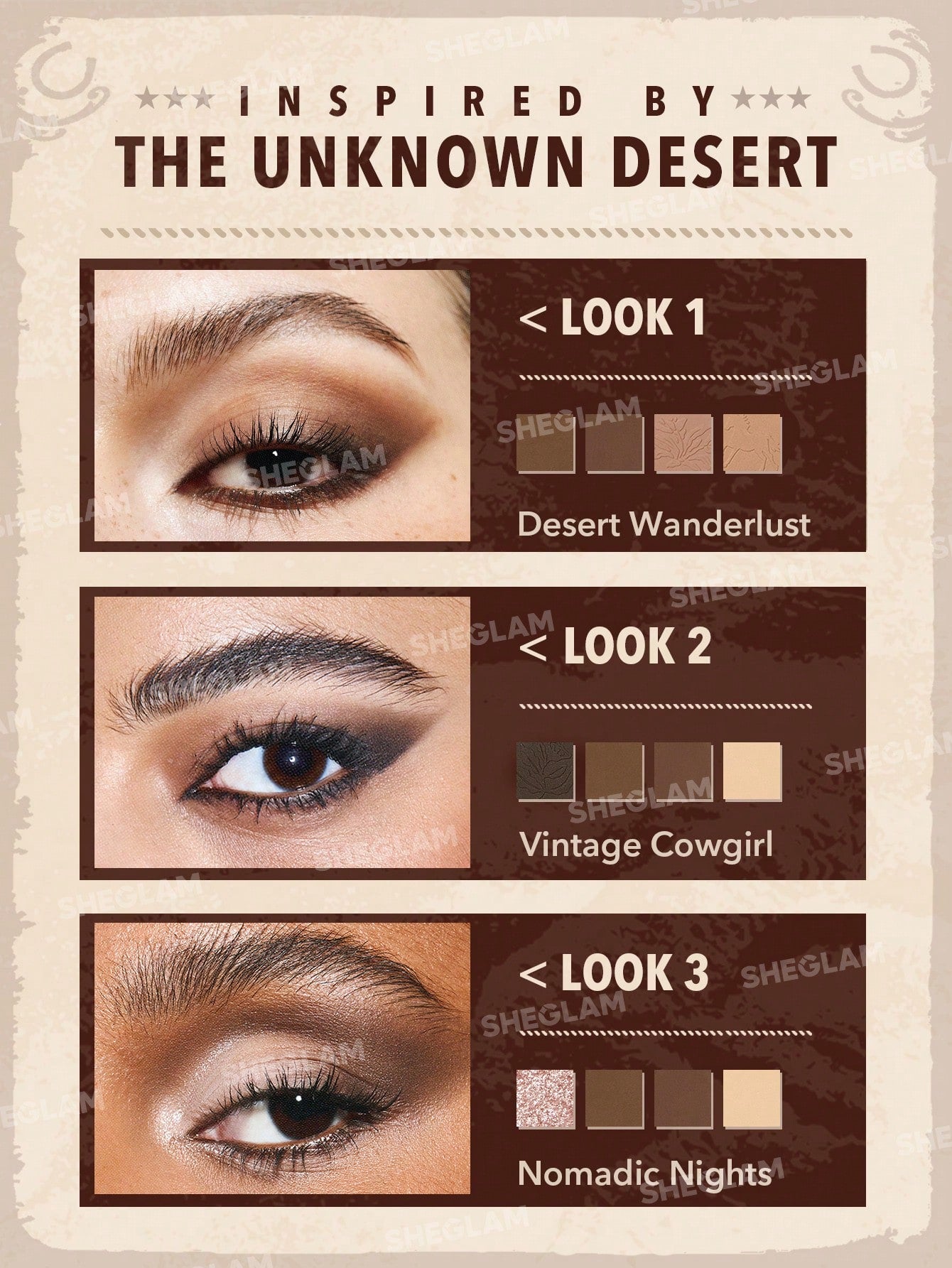 SHEGLAM Live To Roam Palette packaging front view Egypt