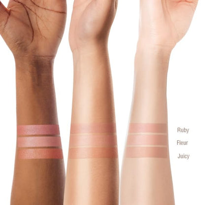 Pixi Lip Glow texture swatch on lips