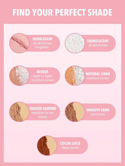 SheGlam Setting Powder packaging front