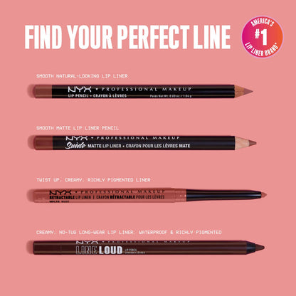 NYX Retractable Lip Liner – Precision Definition