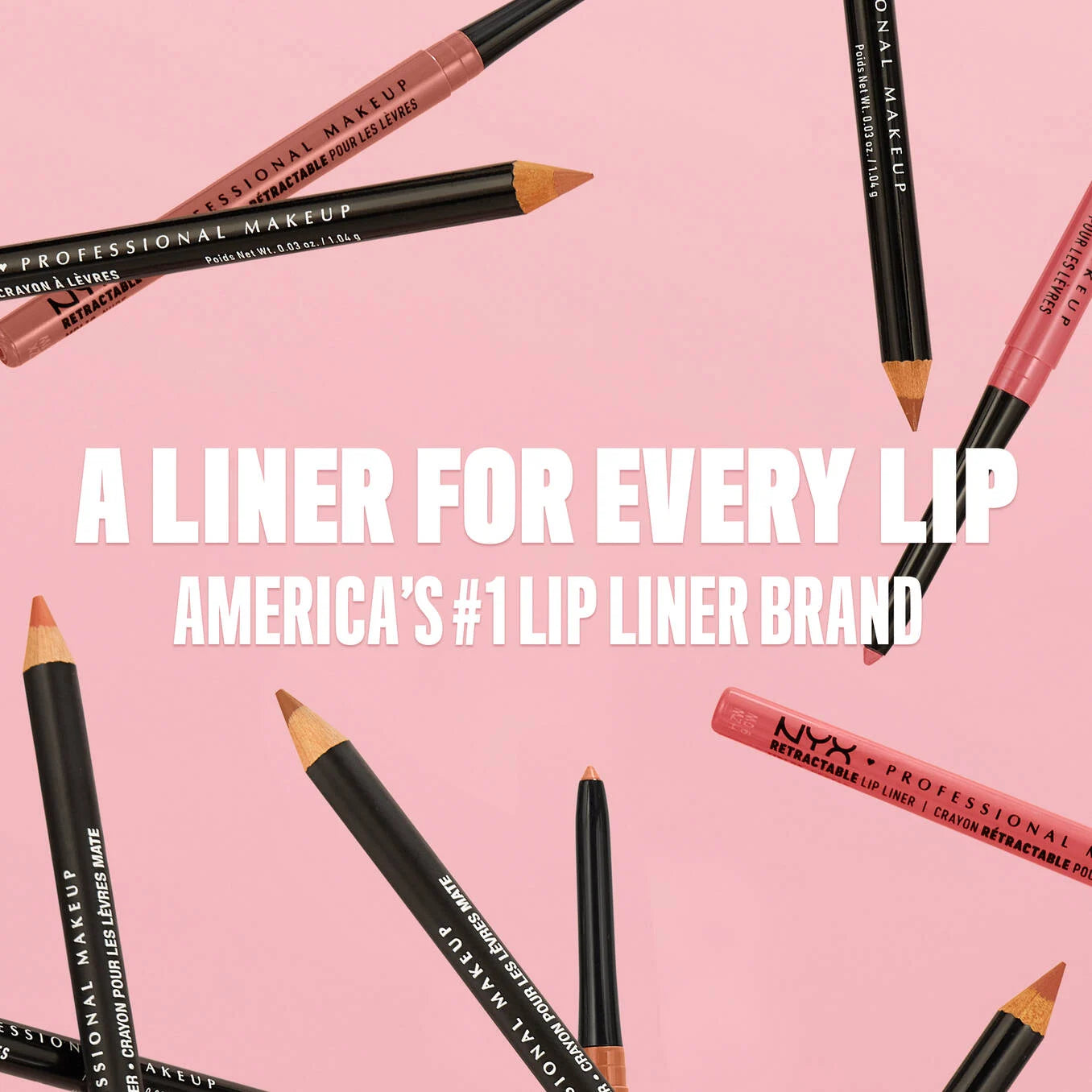 NYX Retractable Lip Liner – Precision Definition
