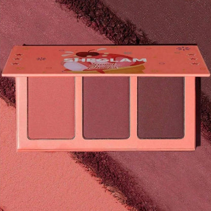 SheGlam blush palette on vanity table Egypt