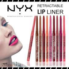 NYX Lip Liner swatches of multiple shades Egypt