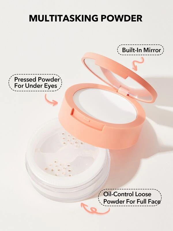 SheGlam Insta-Ready Setting Powder – Face & Under Eye